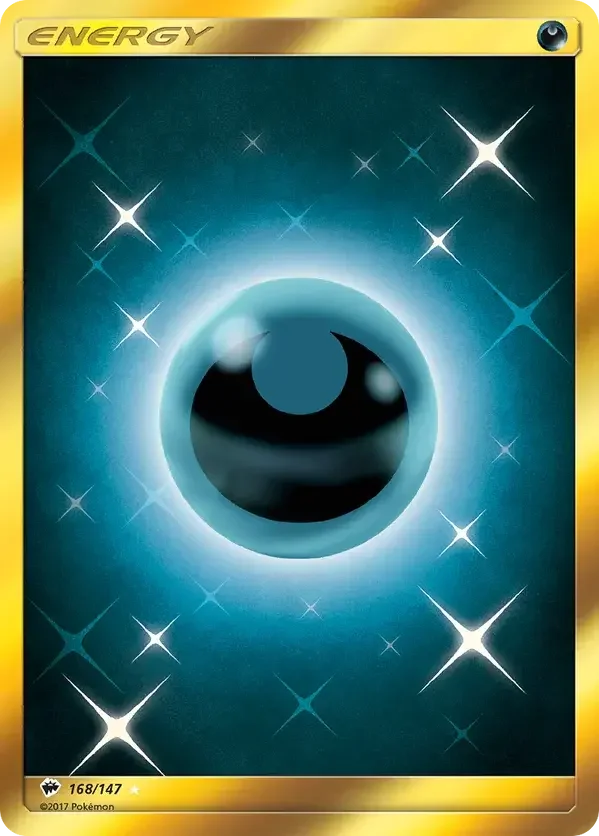 168/147 from Burning Shadows Gold Secret Rare Basic Energy Card
