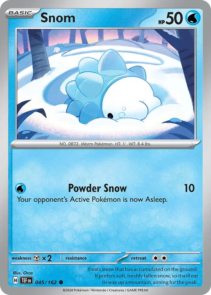 045/162 from Temporal Forces Card List Common Pokemon Card