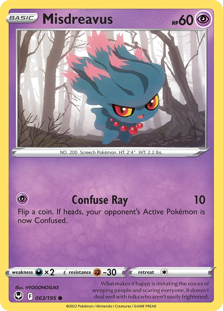 063/195 from Silver Tempest Common Pokemon Card