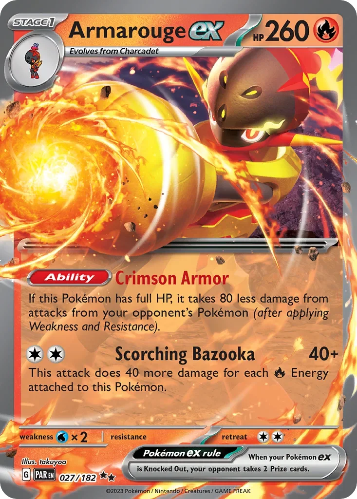 027/182 from Paradox Rift Double Rare Pokemon Card
