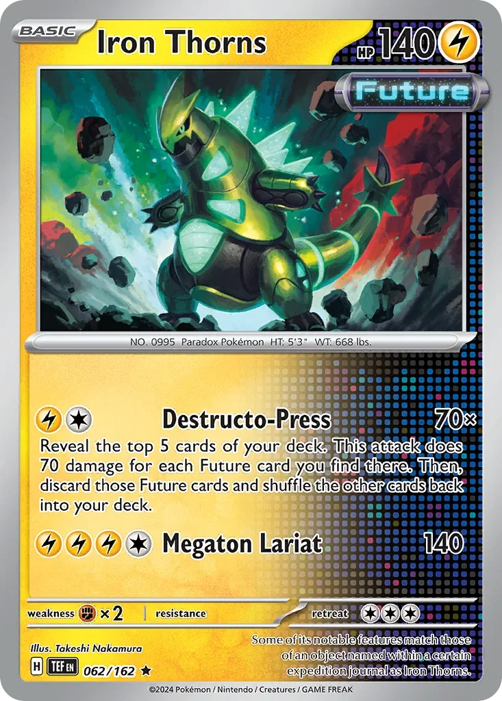 062/162 from Temporal Forces Rare Pokemon Card