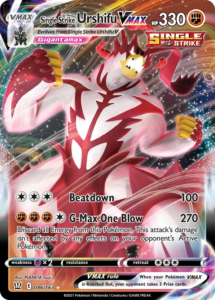 086/163 from Battle Styles Ultra Rare Pokemon Card