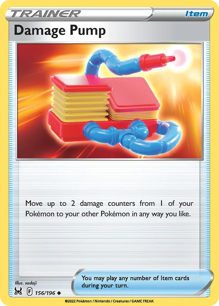 156/196 from Lost Origin Uncommon Pokemon Card