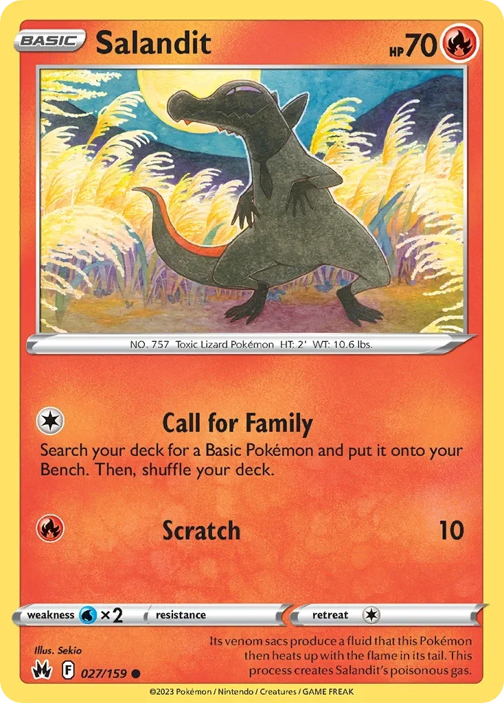 027/159 from Crown Zenith Common Pokemon Card