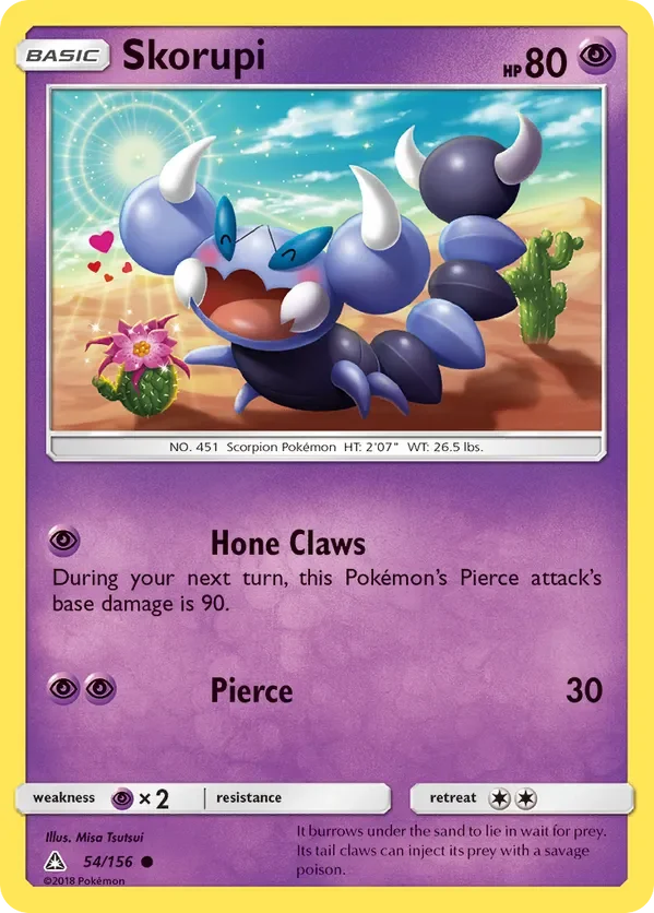 54/156 from Ultra Prism Common Pokemon Card