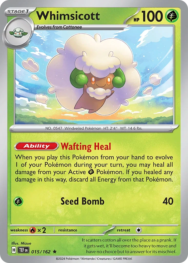015/162 from Temporal Forces Card List Rare Pokemon Card