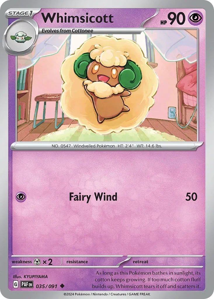 035/091 from Paldean Fates Uncommon Pokemon Card