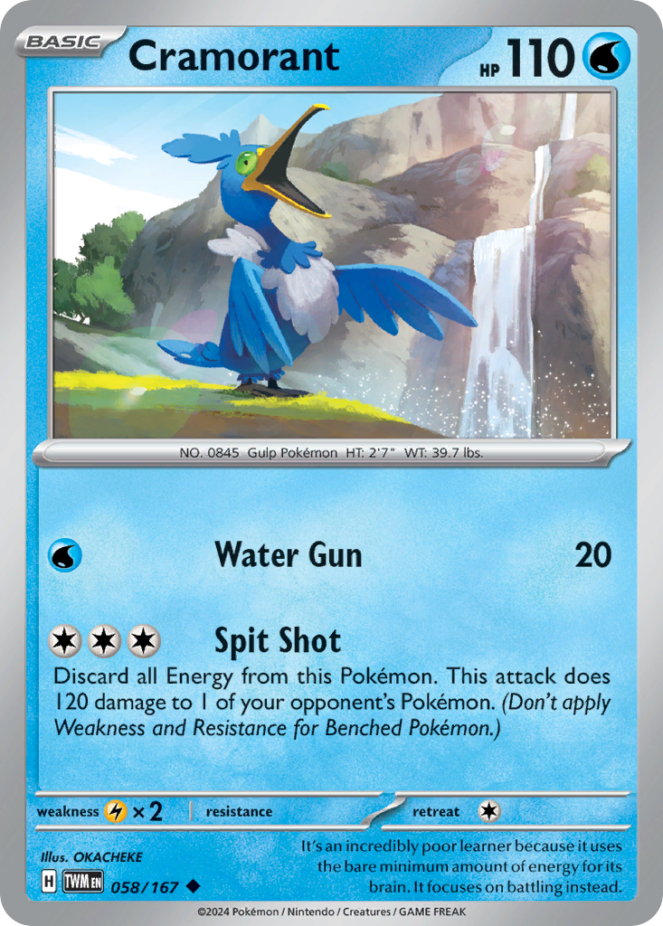058/167 from Twilight Masquerade Card List Uncommon Pokemon Card