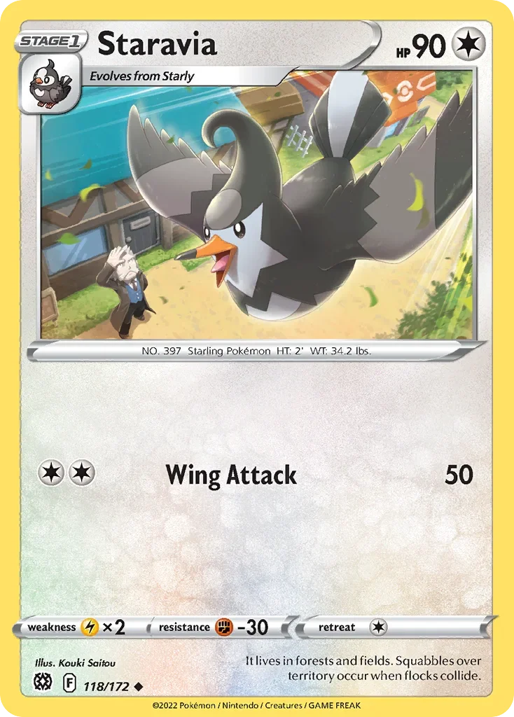 118/172 from Brilliant Stars Uncommon Pokemon Card