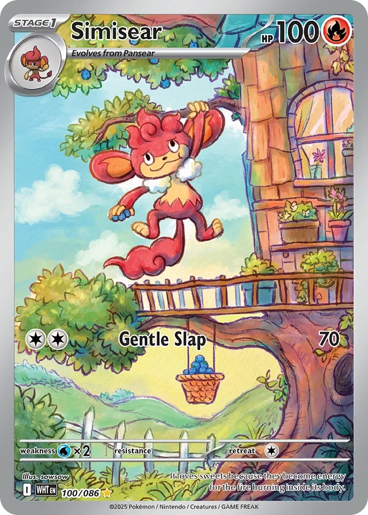 100/086 from White Flare Illustration Rare Pokemon Card