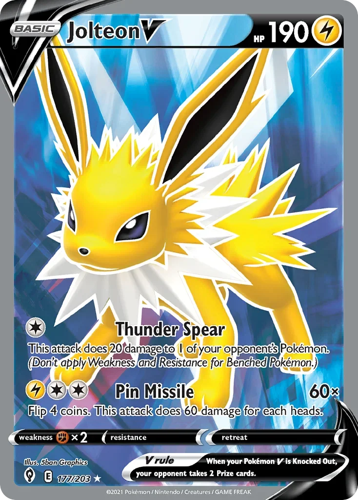 177/203 from Evolving Skies Full Art Pokemon Card