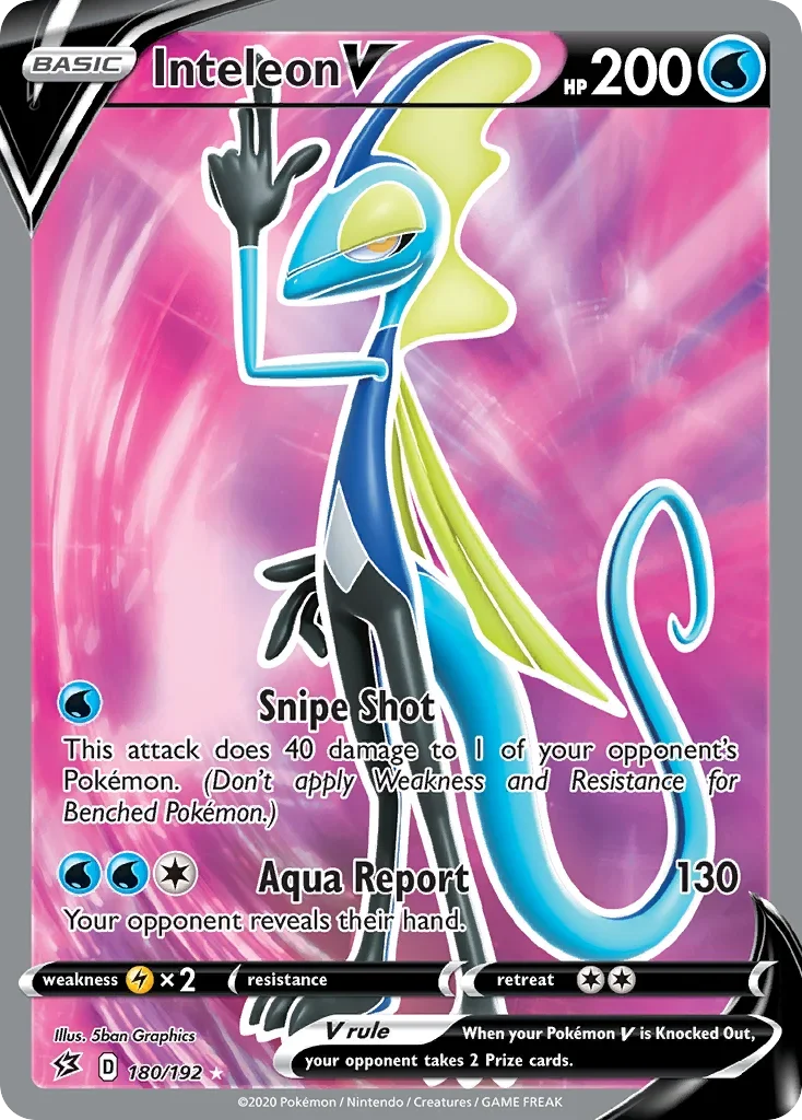 180/192 from Rebel Clash Full Art Pokemon Card