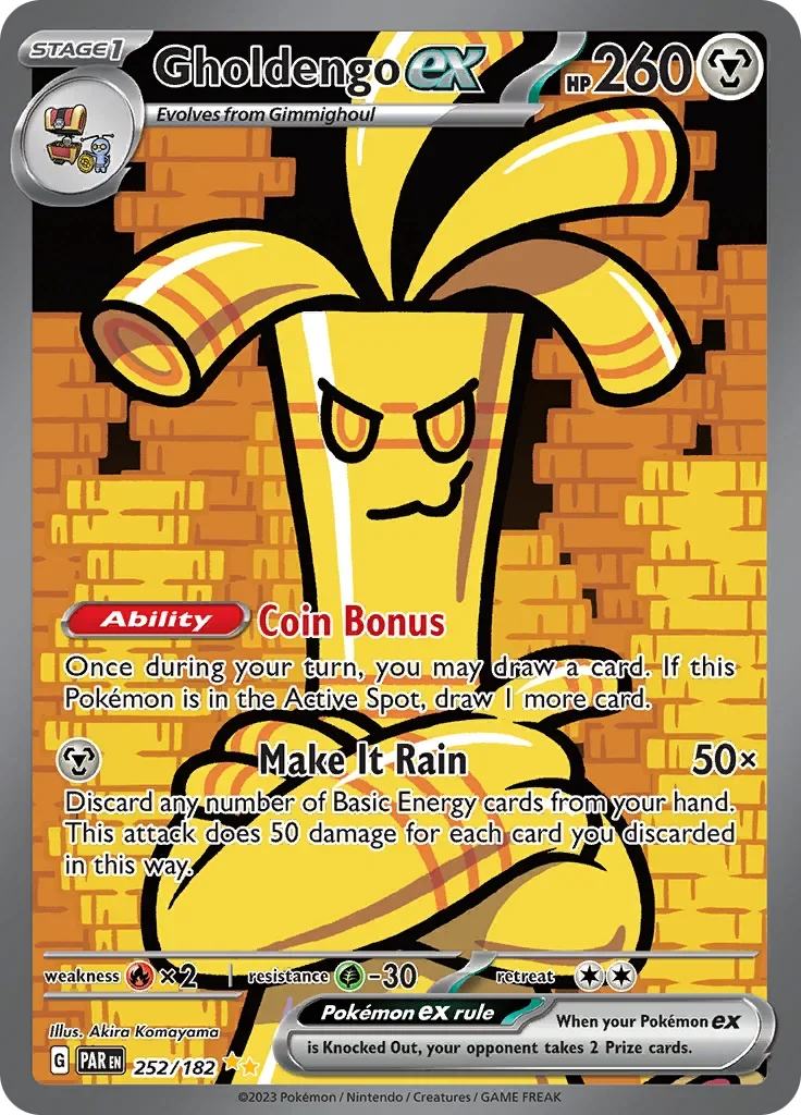 252/182 from Paradox Rift Special Illustration Rare Pokemon Card
