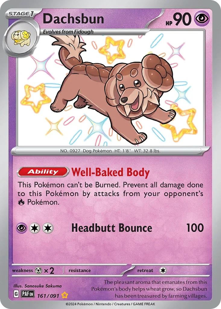 161/091 from Paldean Fates Shiny Rare Pokemon Card