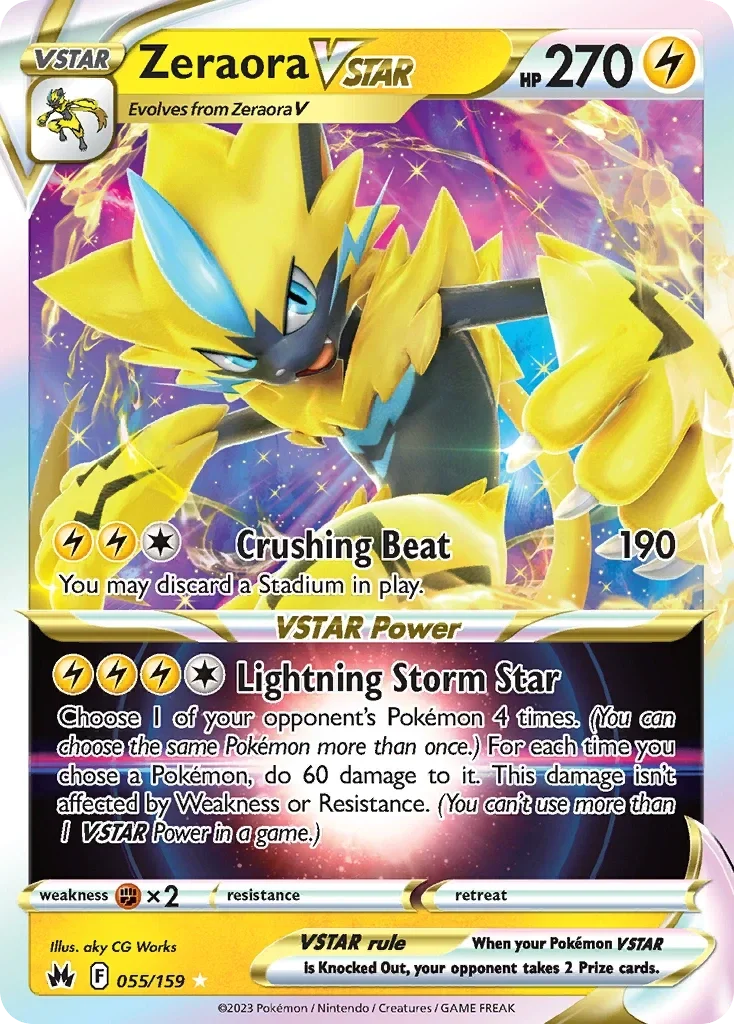 055/159 from Crown Zenith Ultra Rare Pokemon Card