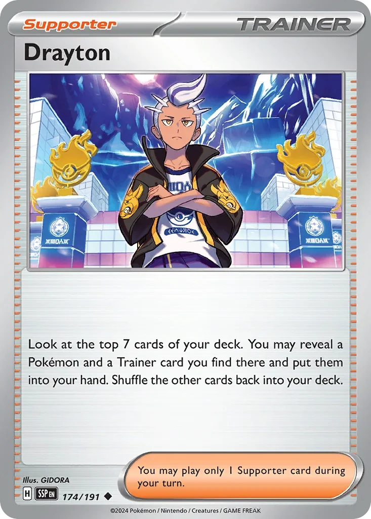 174/191 from Surging Sparks Card List Uncommon Pokemon Card