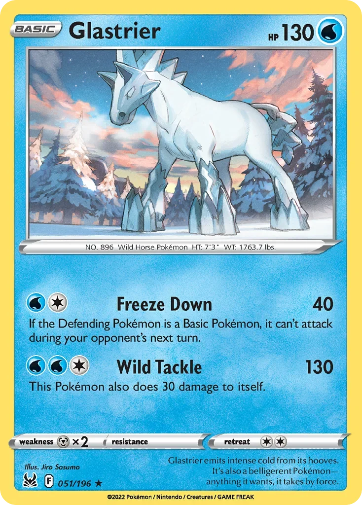 051/196 from Lost Origin Holo Rare Pokemon Card