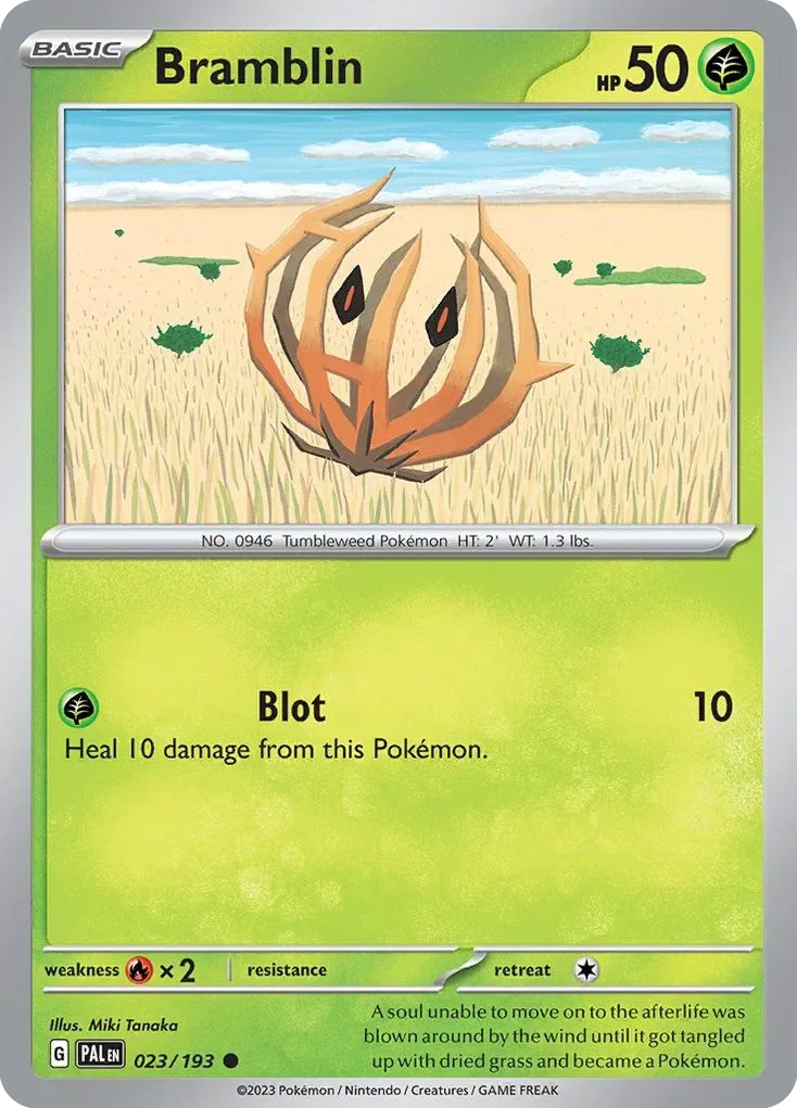 023/193 from Paldea Evolved Common Pokemon Card