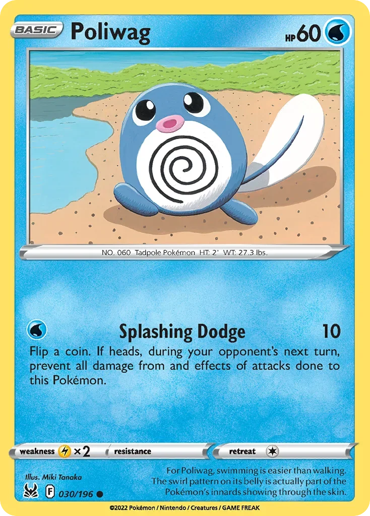 030/196 from Lost Origin Common Pokemon Card