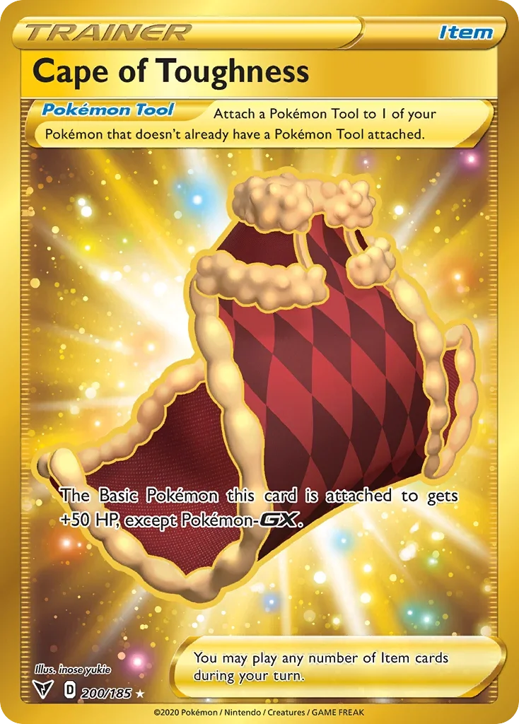 200/185 from Vivid Voltage Gold Secret Rare Trainer Card
