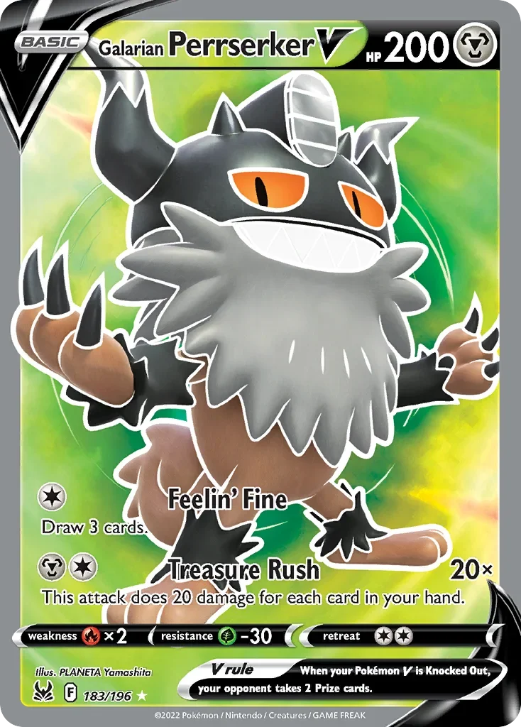 183/196 from Lost Origin Ultra Rare Pokemon Card