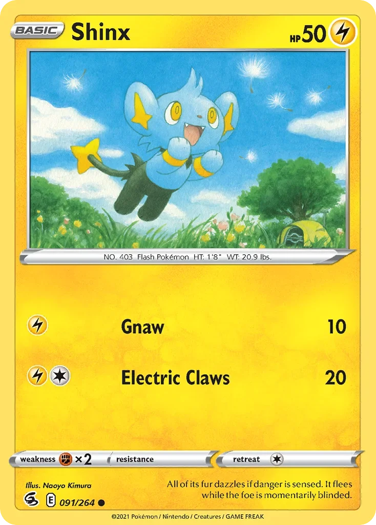 091/264 from Fusion Strike Common Pokemon Card