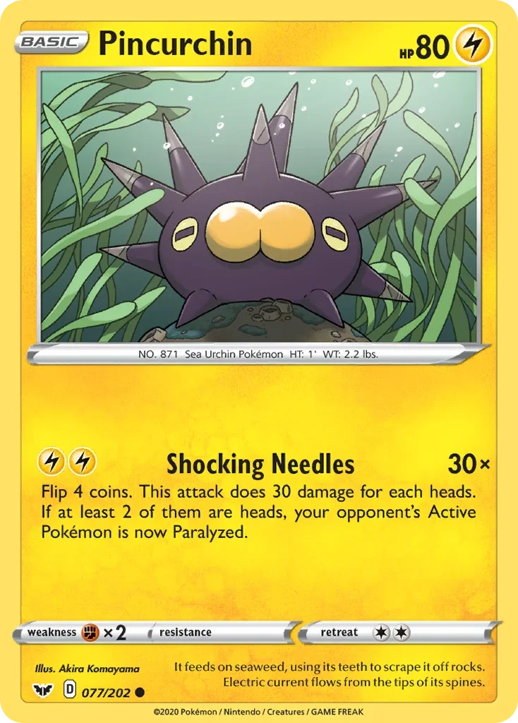 077/202 from Sword & Shield Common Pokemon Card