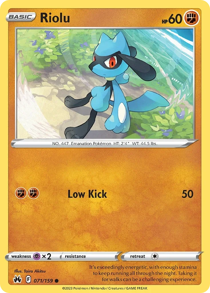 071/159 from Crown Zenith Common Pokemon Card