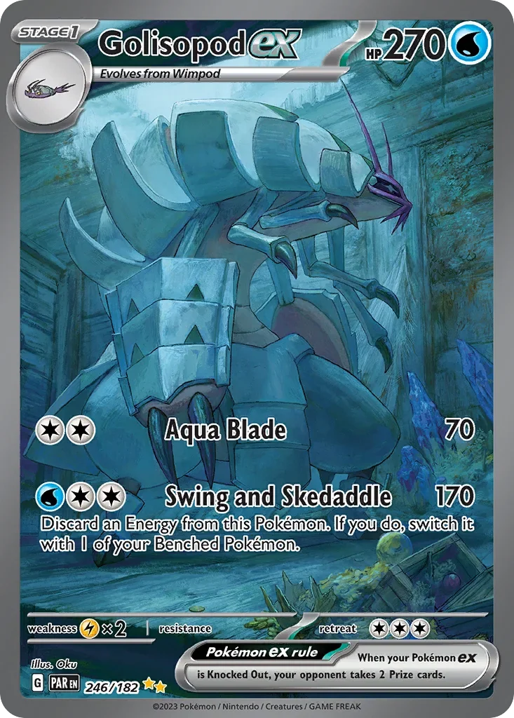 246/182 from Paradox Rift Special Illustration Rare Pokemon Card
