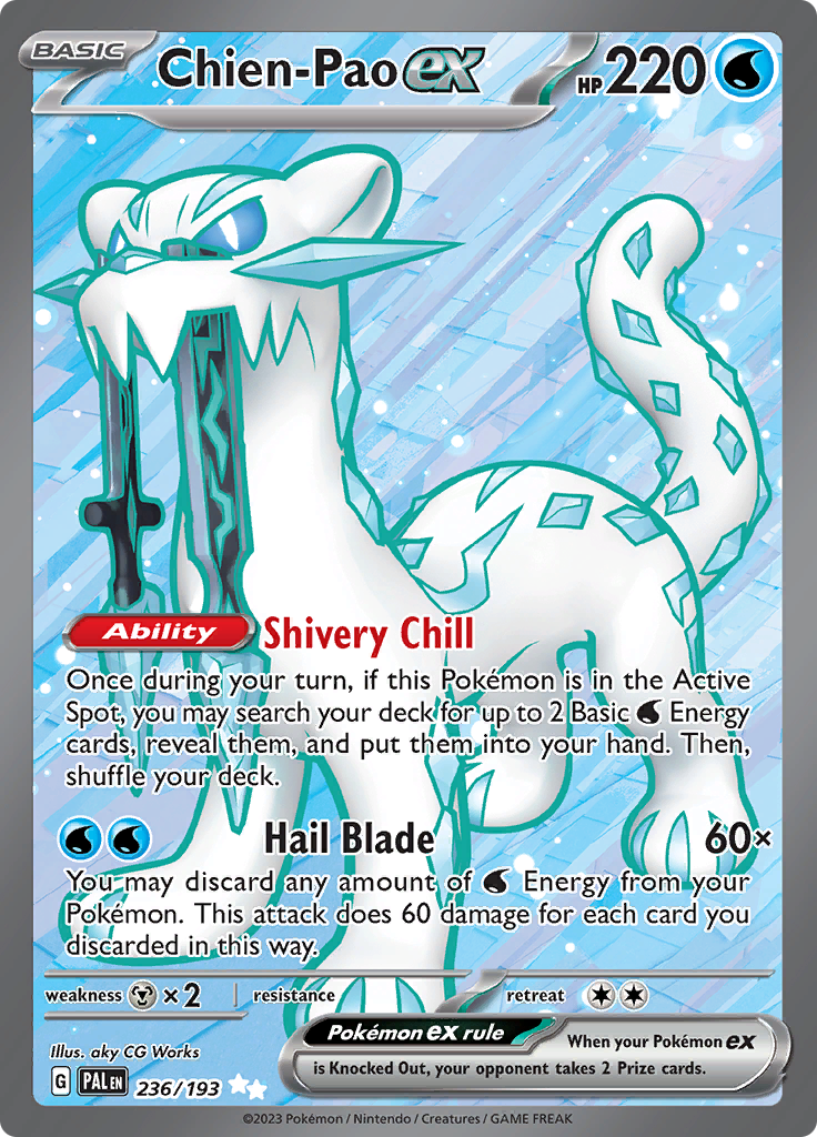 236/193 from Paldea Evolved Ultra Rare Pokemon Card