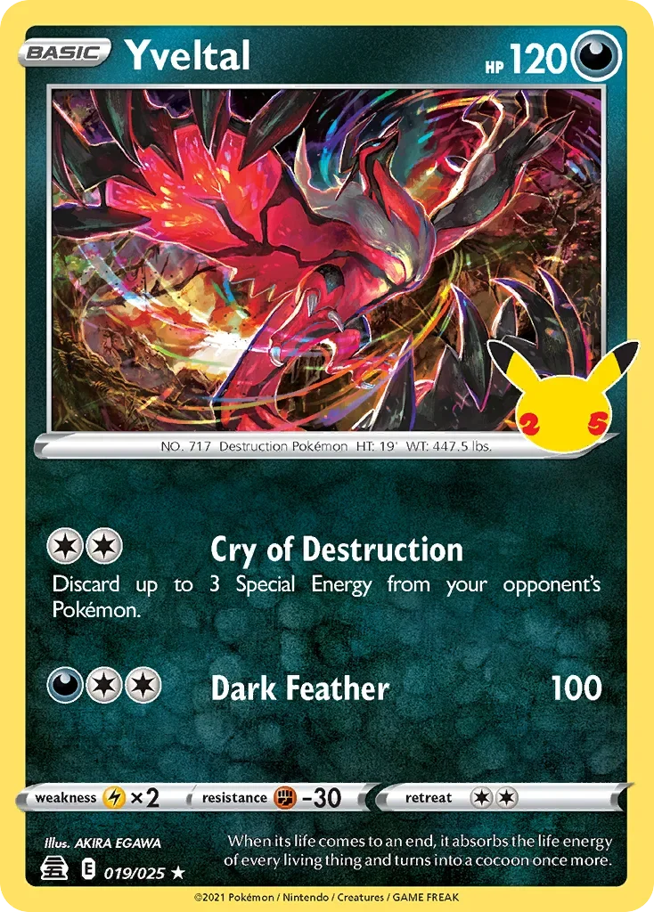 019/025 from Celebrations Holo Rare Pokemon Card