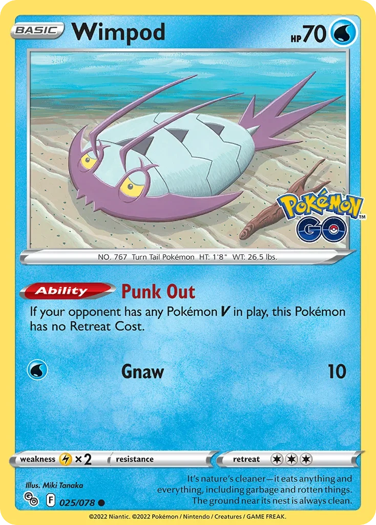 025/078 from Pokemon GO Common Pokemon Card