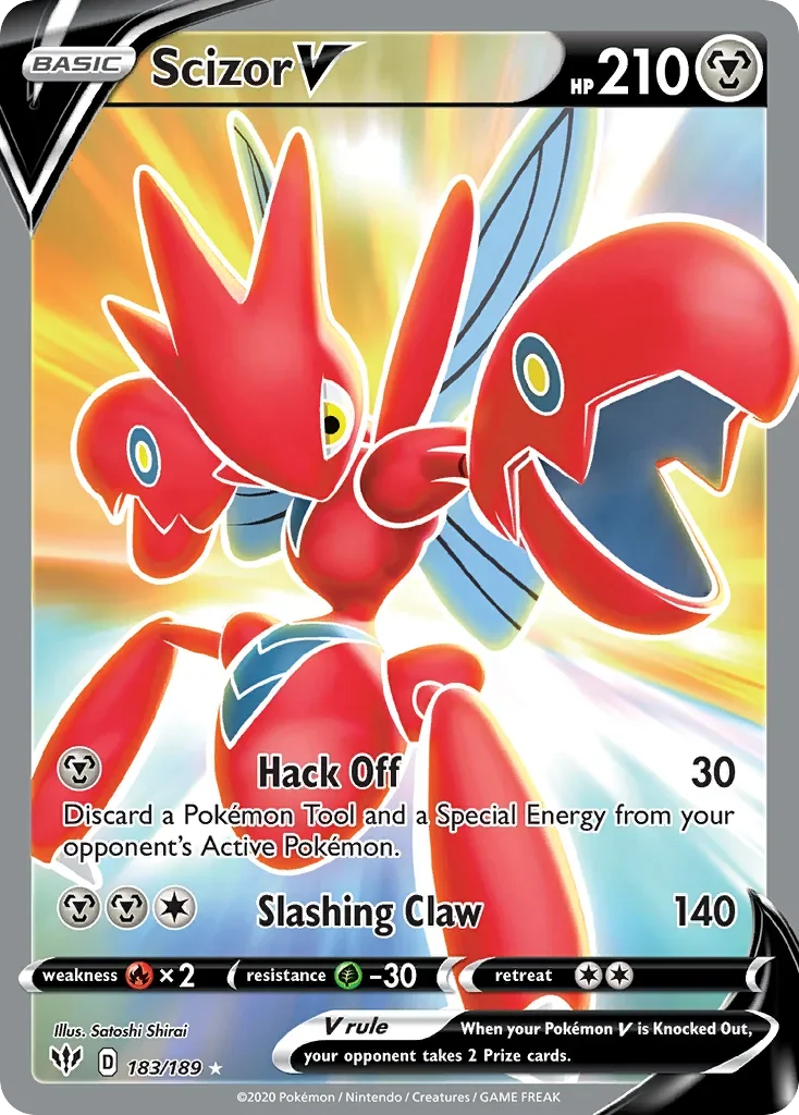 183/189 from Darkness Ablaze Full Art Pokemon Card
