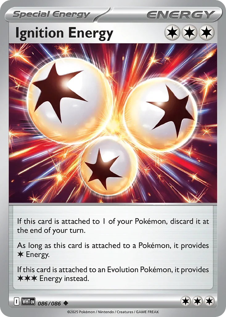 086/086 from White Flare Uncommon Pokemon Card