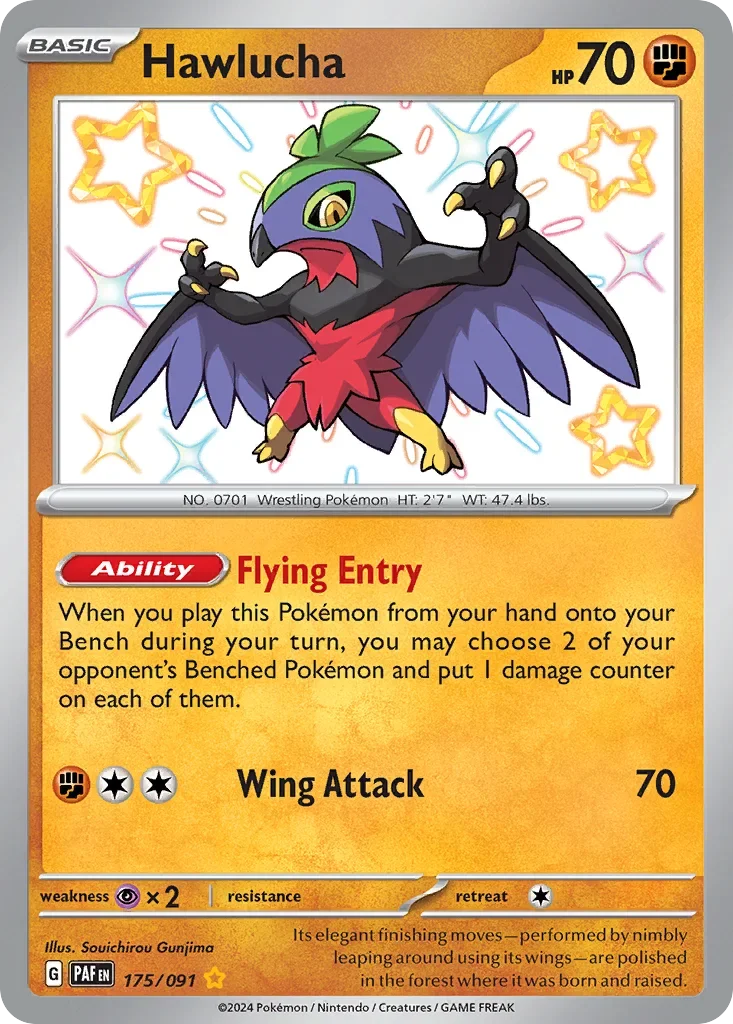 175/091 from Paldean Fates Shiny Rare Pokemon Card
