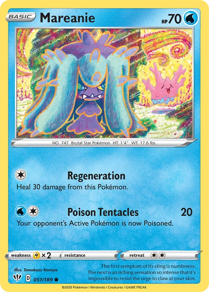 051/189 from Darkness Ablaze Common Pokemon Card