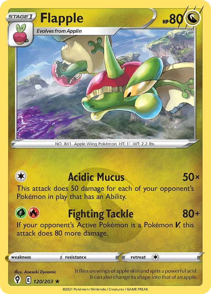 120/203 from Evolving Skies Rare Pokemon Card