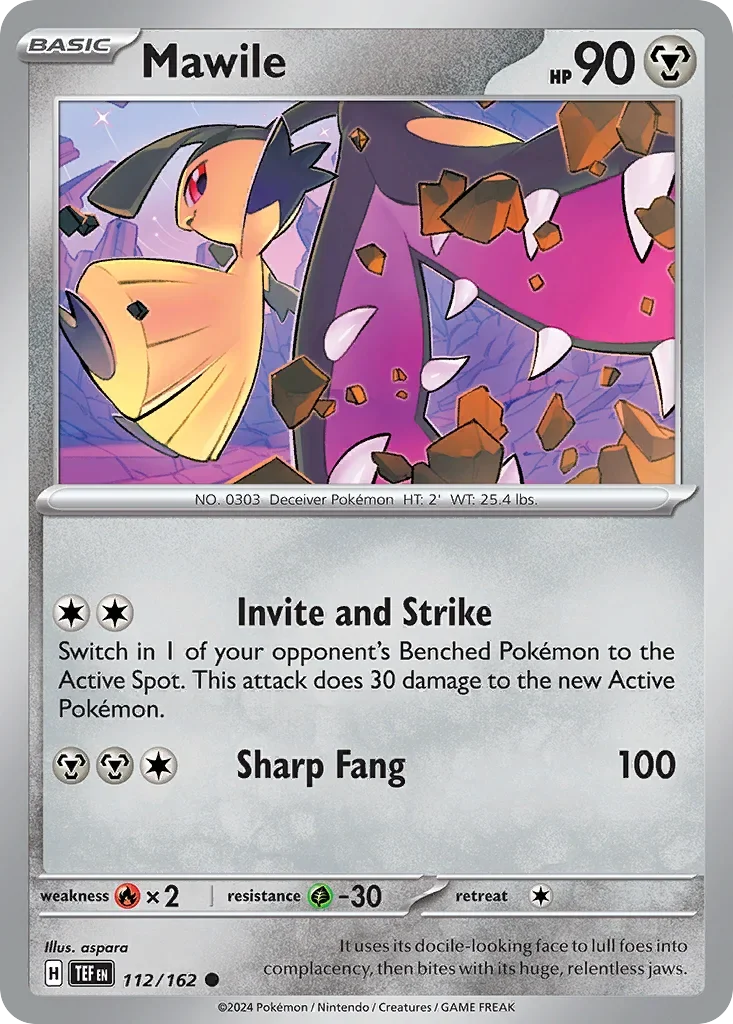 112/162 from Temporal Forces Common Pokemon Card