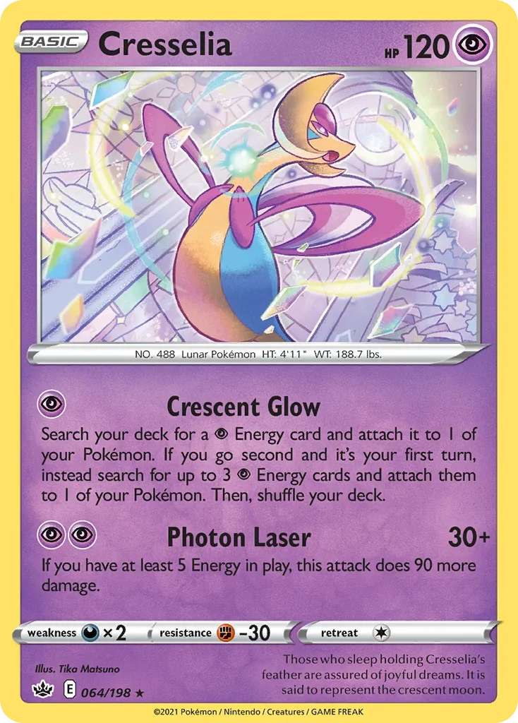 064/198 from Chilling Reign Holo Rare Pokemon Card