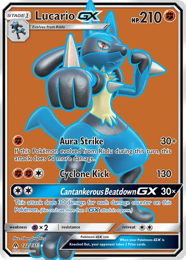 122/131 from Forbidden Light Full Art Pokemon Card