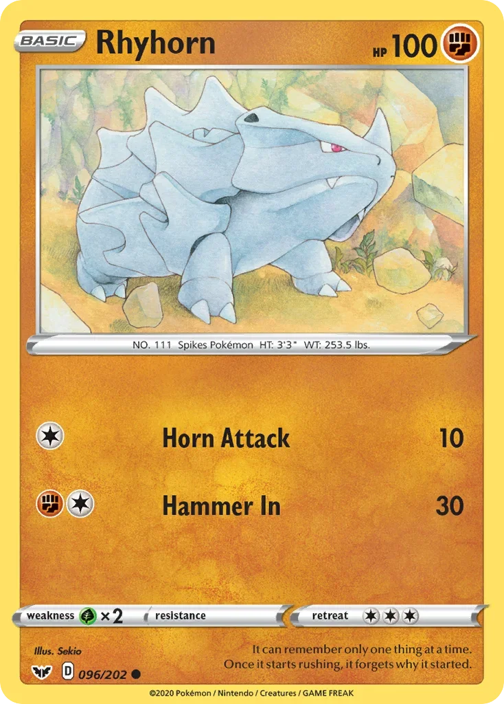 096/202 from Sword & Shield Common Pokemon Card