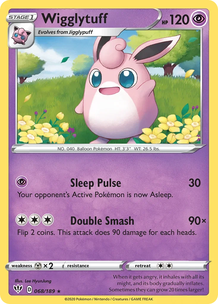 068/189 from Darkness Ablaze Rare Pokemon Card