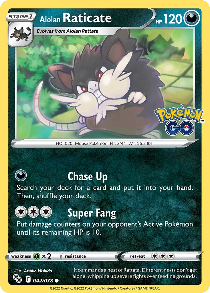 042/078 from Pokemon GO Common Pokemon Card