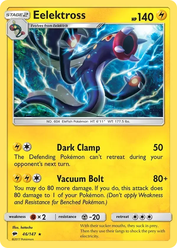 46/147 from Burning Shadows Rare Pokemon Card