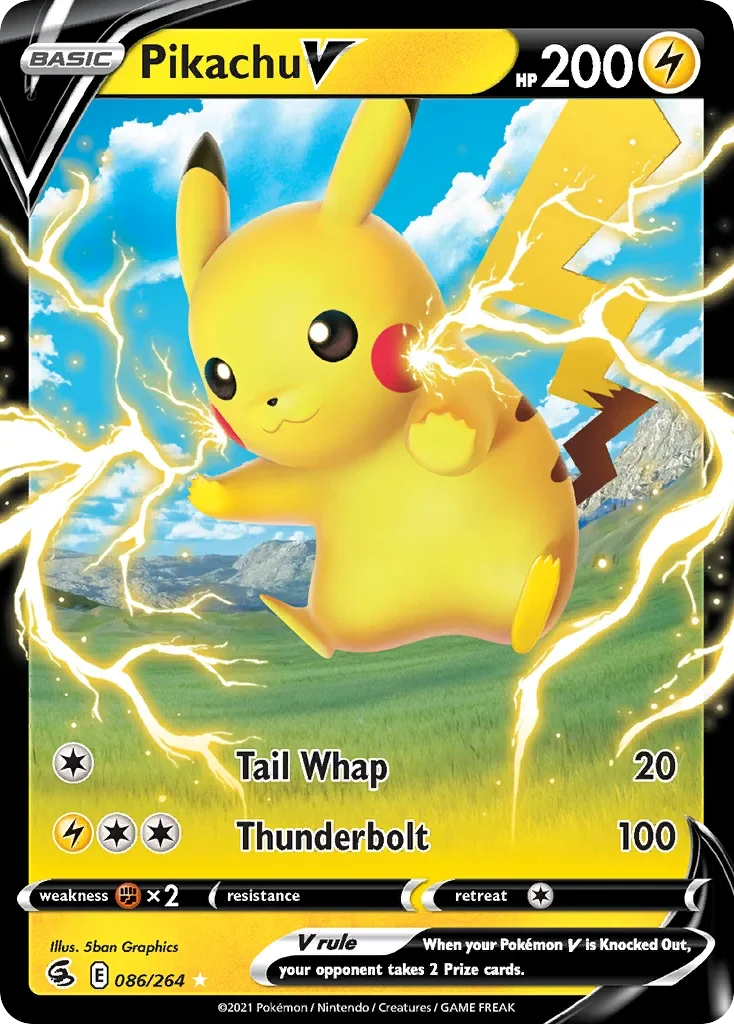 086/264 from Fusion Strike Ultra Rare Pokemon Card