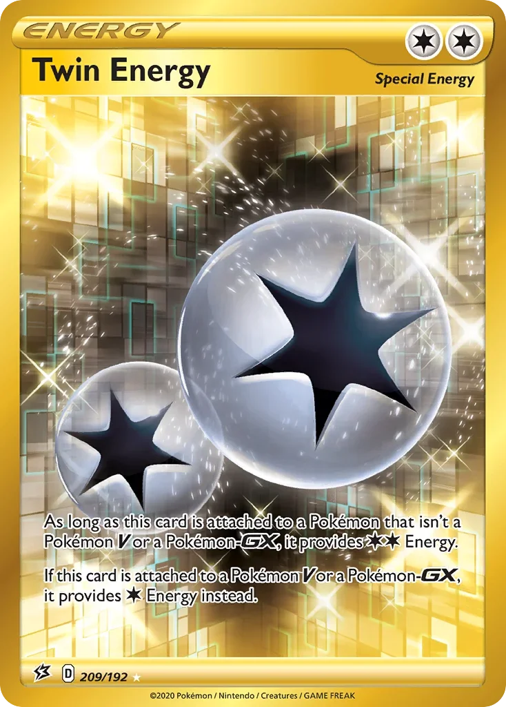 209/192 from Rebel Clash Gold Secret Rare Special Energy Card