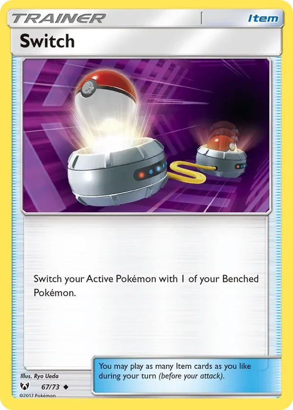 67/73 from Shining Legends Uncommon Trainer Card