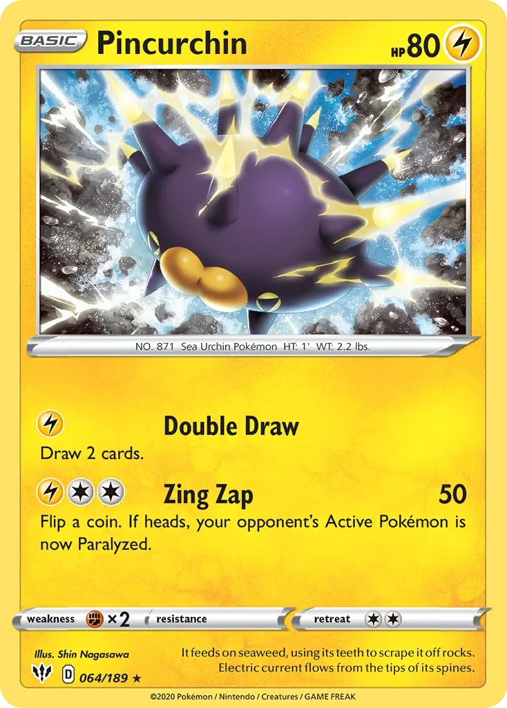 064/189 from Darkness Ablaze Holo Rare Pokemon Card