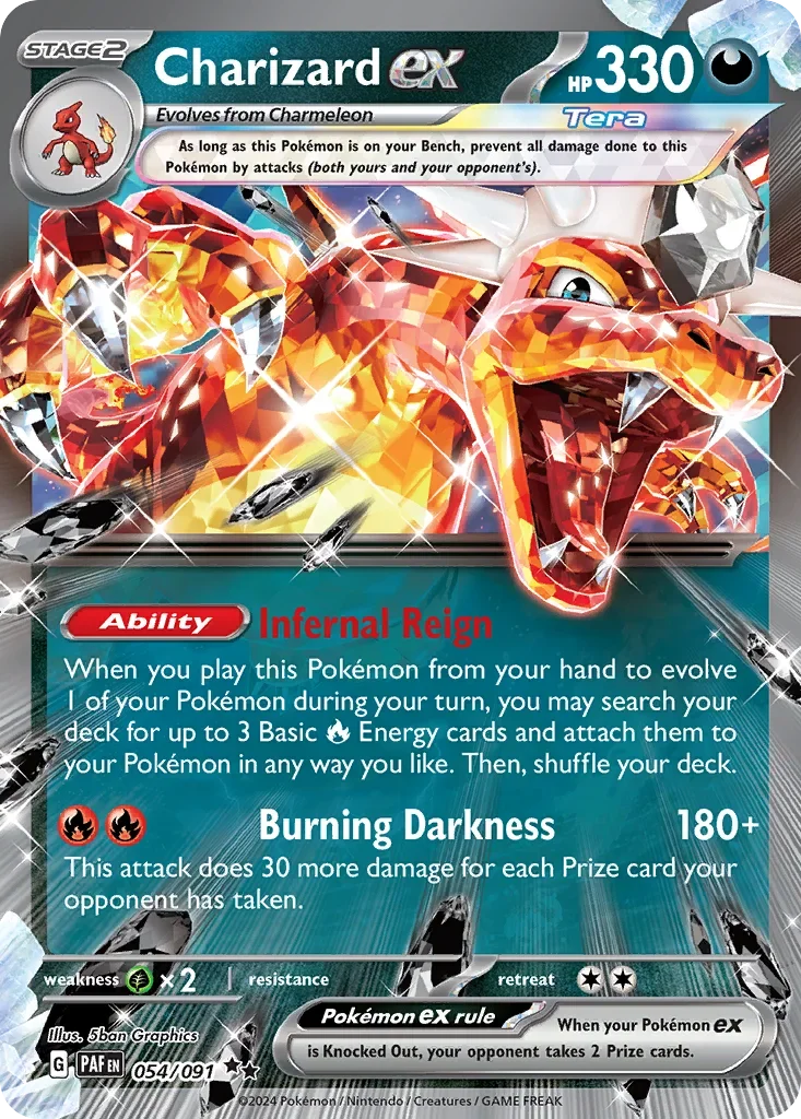 054/091 from Paldean Fates Double Rare Pokemon Card