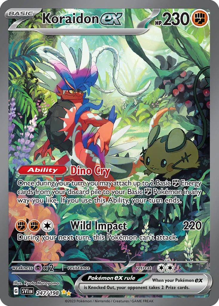247/198 from Scarlet & Violet Special Illustration Rare Pokemon Card